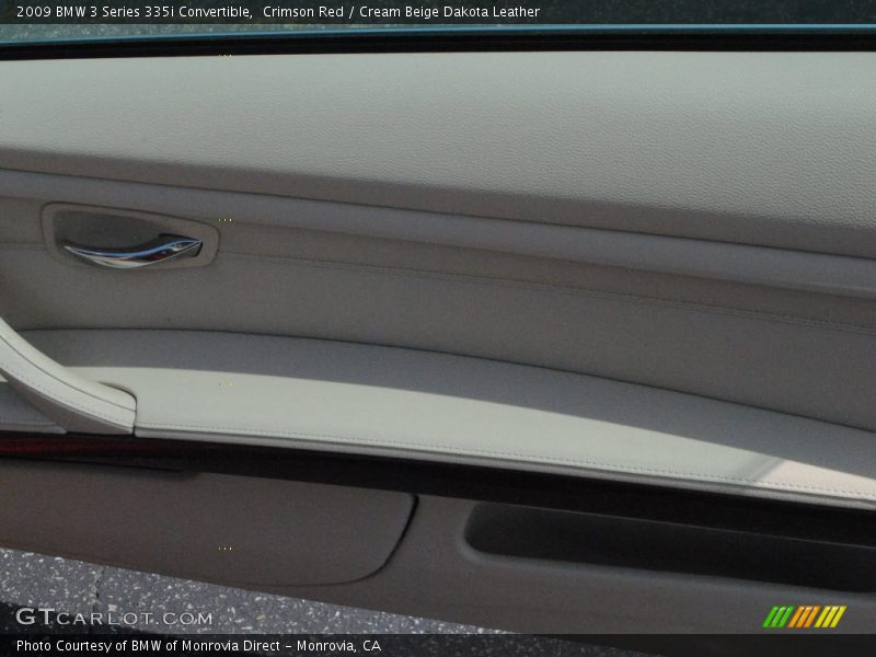 Crimson Red / Cream Beige Dakota Leather 2009 BMW 3 Series 335i Convertible