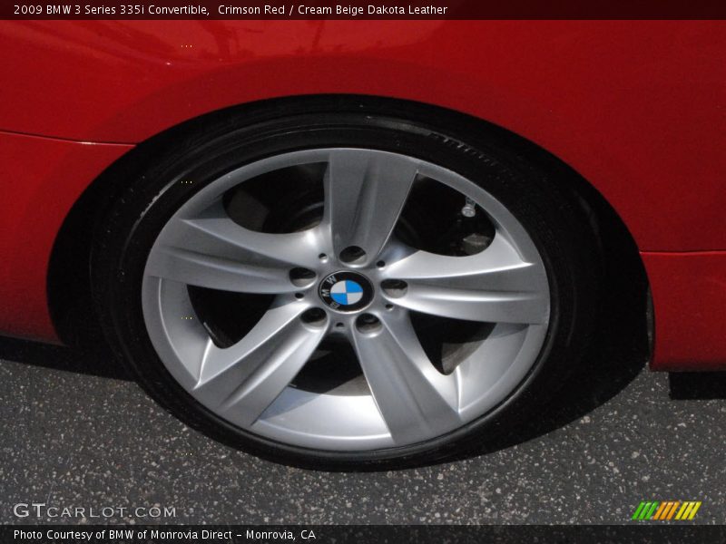 Crimson Red / Cream Beige Dakota Leather 2009 BMW 3 Series 335i Convertible