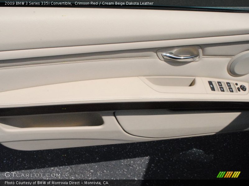 Crimson Red / Cream Beige Dakota Leather 2009 BMW 3 Series 335i Convertible