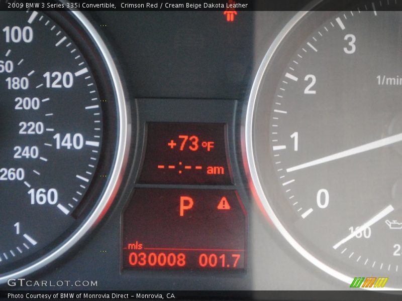 Crimson Red / Cream Beige Dakota Leather 2009 BMW 3 Series 335i Convertible