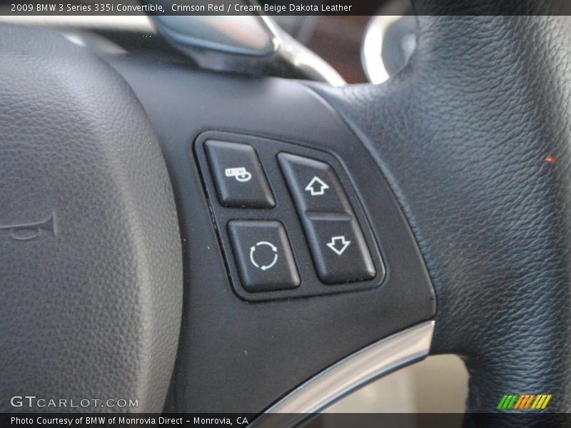 Crimson Red / Cream Beige Dakota Leather 2009 BMW 3 Series 335i Convertible