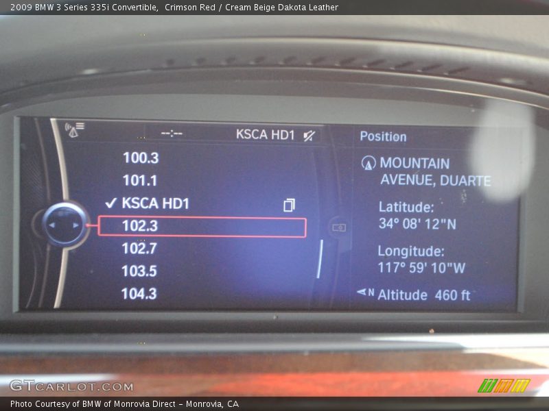 Crimson Red / Cream Beige Dakota Leather 2009 BMW 3 Series 335i Convertible