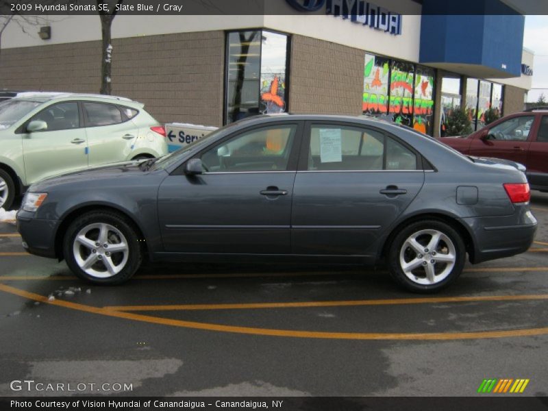 Slate Blue / Gray 2009 Hyundai Sonata SE