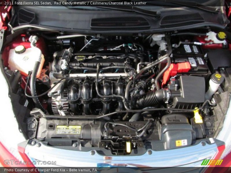  2011 Fiesta SEL Sedan Engine - 1.6 Liter DOHC 16-Valve Ti-VCT Duratec 4 Cylinder