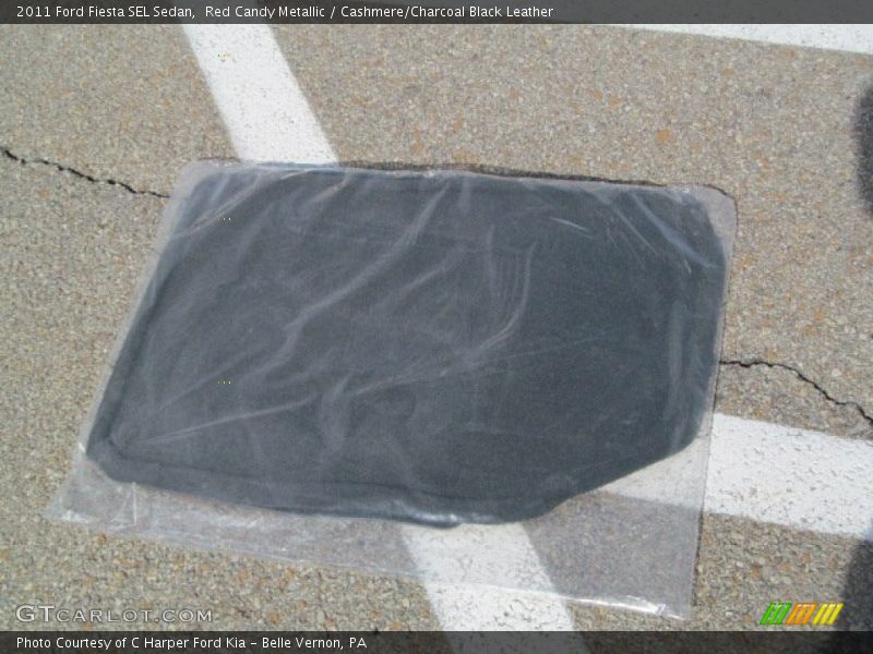 Red Candy Metallic / Cashmere/Charcoal Black Leather 2011 Ford Fiesta SEL Sedan