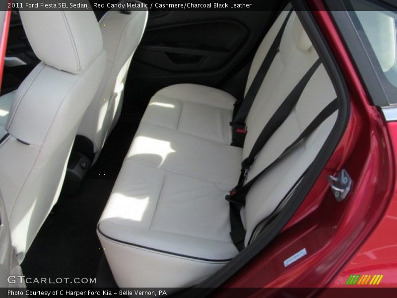 Rear Seat of 2011 Fiesta SEL Sedan