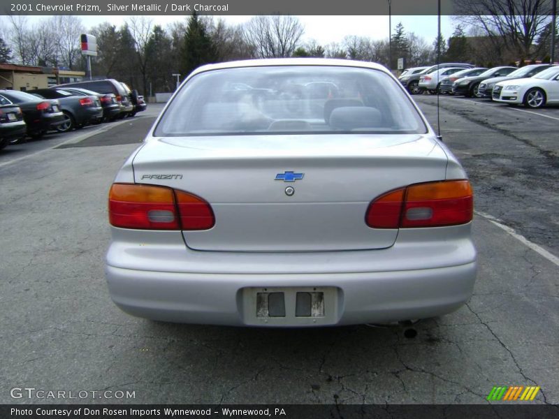 Silver Metallic / Dark Charcoal 2001 Chevrolet Prizm