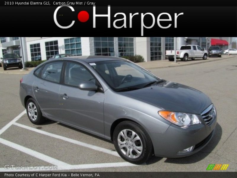 Carbon Gray Mist / Gray 2010 Hyundai Elantra GLS