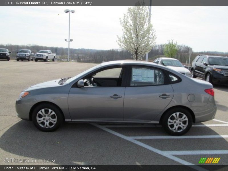 Carbon Gray Mist / Gray 2010 Hyundai Elantra GLS