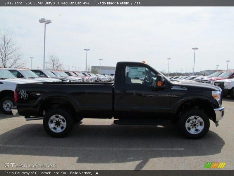 Tuxedo Black Metallic / Steel 2012 Ford F250 Super Duty XLT Regular Cab 4x4