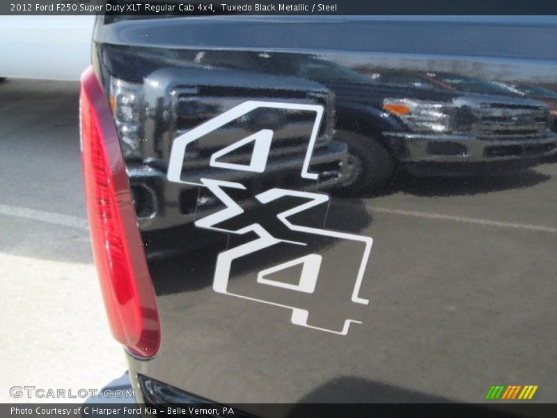 Tuxedo Black Metallic / Steel 2012 Ford F250 Super Duty XLT Regular Cab 4x4
