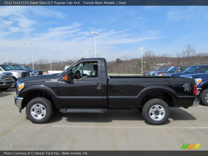  2012 F250 Super Duty XLT Regular Cab 4x4 Tuxedo Black Metallic