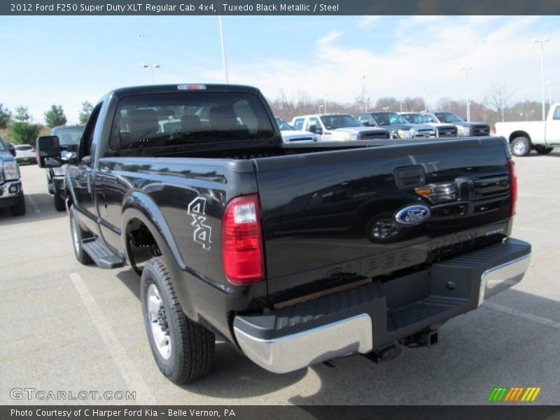 Tuxedo Black Metallic / Steel 2012 Ford F250 Super Duty XLT Regular Cab 4x4