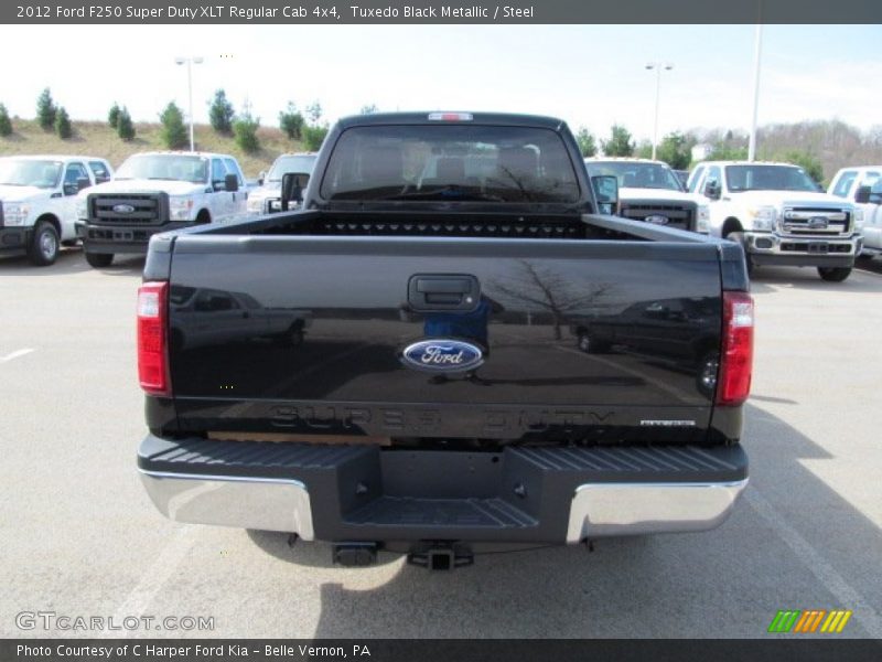 Tuxedo Black Metallic / Steel 2012 Ford F250 Super Duty XLT Regular Cab 4x4