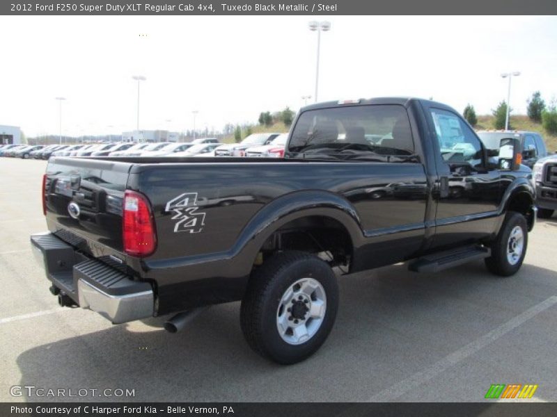Tuxedo Black Metallic / Steel 2012 Ford F250 Super Duty XLT Regular Cab 4x4