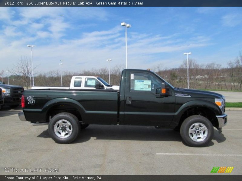  2012 F250 Super Duty XLT Regular Cab 4x4 Green Gem Metallic