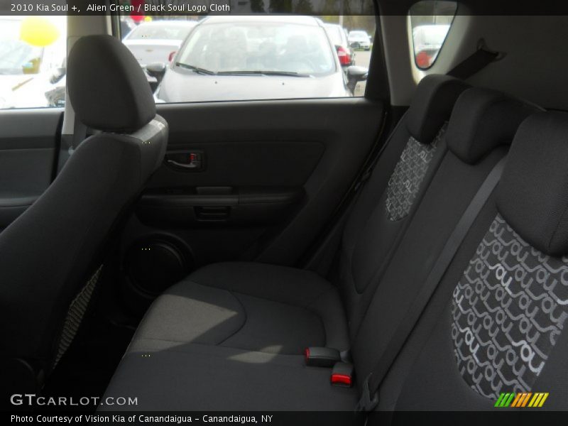 Alien Green / Black Soul Logo Cloth 2010 Kia Soul +