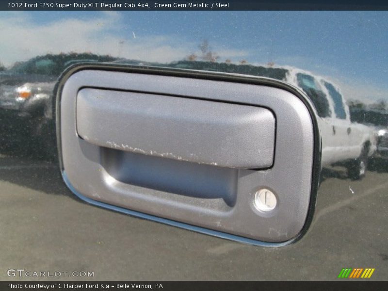 Green Gem Metallic / Steel 2012 Ford F250 Super Duty XLT Regular Cab 4x4