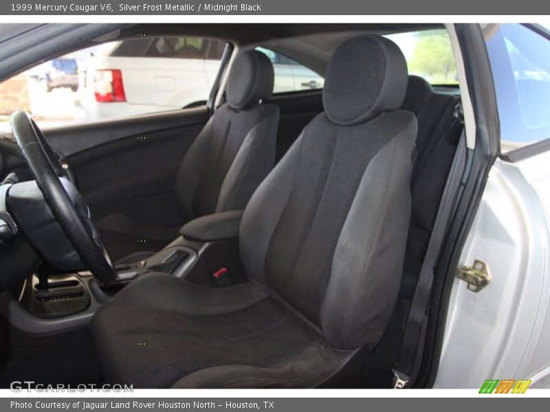 Silver Frost Metallic / Midnight Black 1999 Mercury Cougar V6