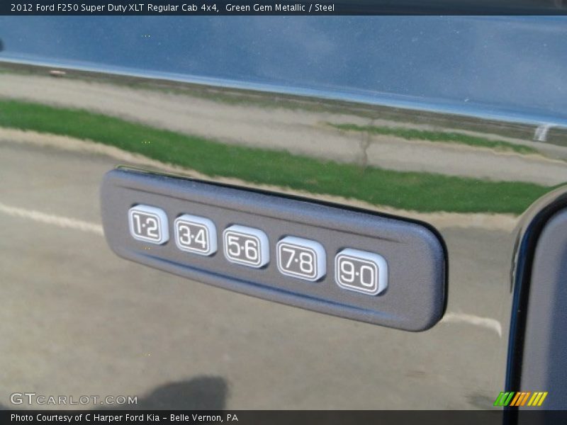 Green Gem Metallic / Steel 2012 Ford F250 Super Duty XLT Regular Cab 4x4