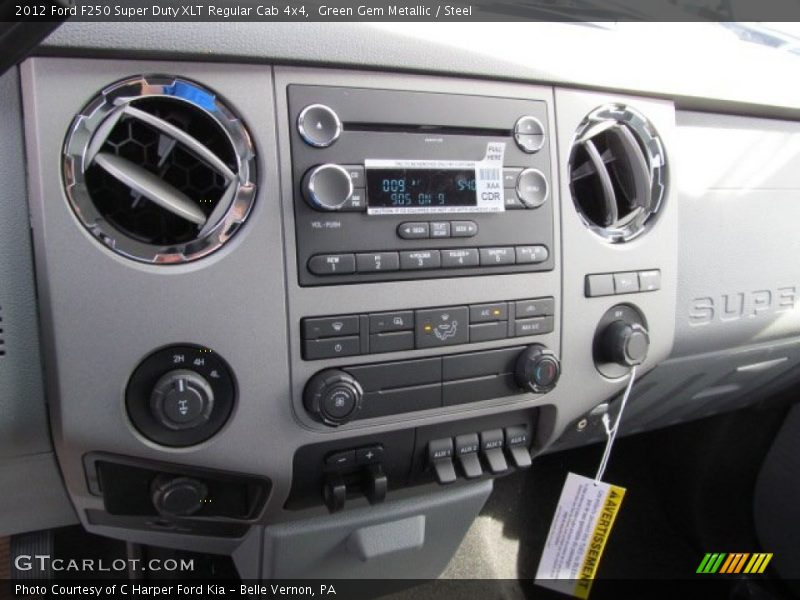 Controls of 2012 F250 Super Duty XLT Regular Cab 4x4