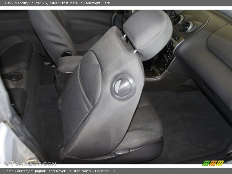 Silver Frost Metallic / Midnight Black 1999 Mercury Cougar V6