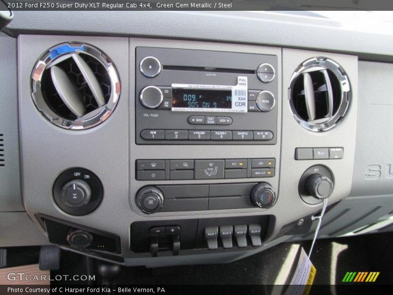 Controls of 2012 F250 Super Duty XLT Regular Cab 4x4