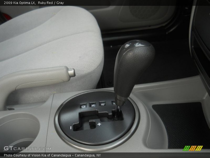 Ruby Red / Gray 2009 Kia Optima LX