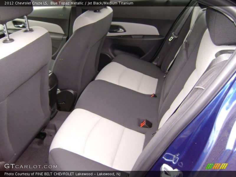 Blue Topaz Metallic / Jet Black/Medium Titanium 2012 Chevrolet Cruze LS