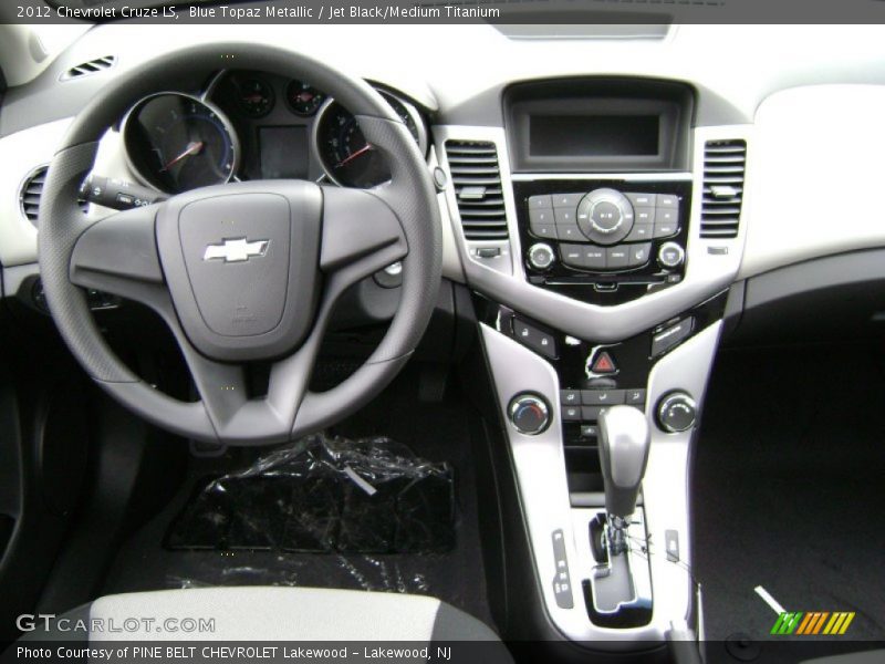 Blue Topaz Metallic / Jet Black/Medium Titanium 2012 Chevrolet Cruze LS