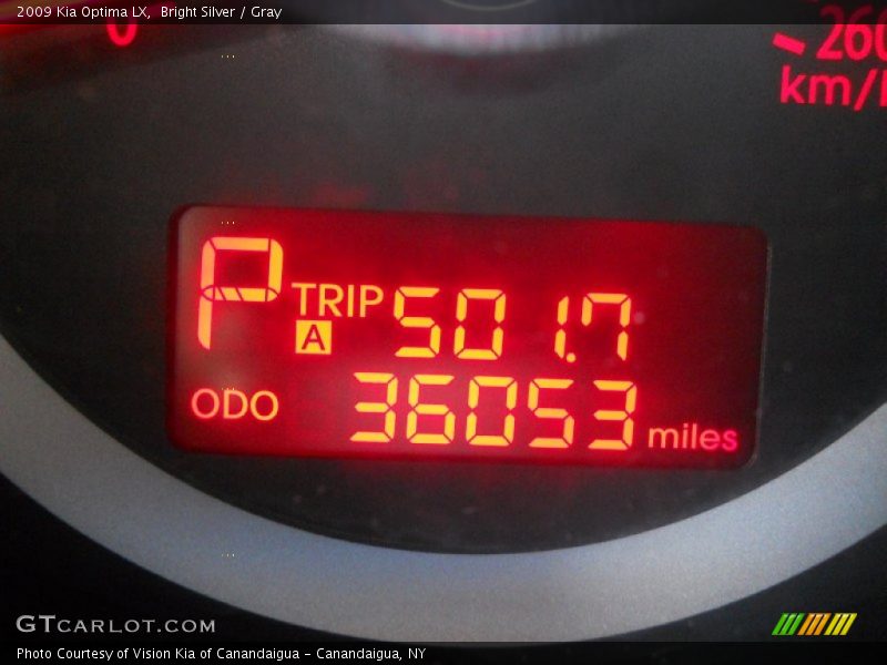 Bright Silver / Gray 2009 Kia Optima LX