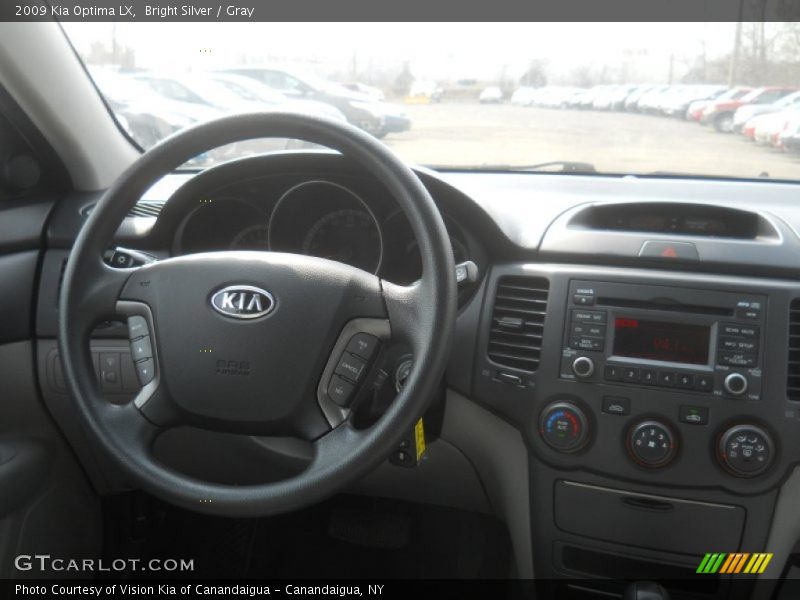 Bright Silver / Gray 2009 Kia Optima LX