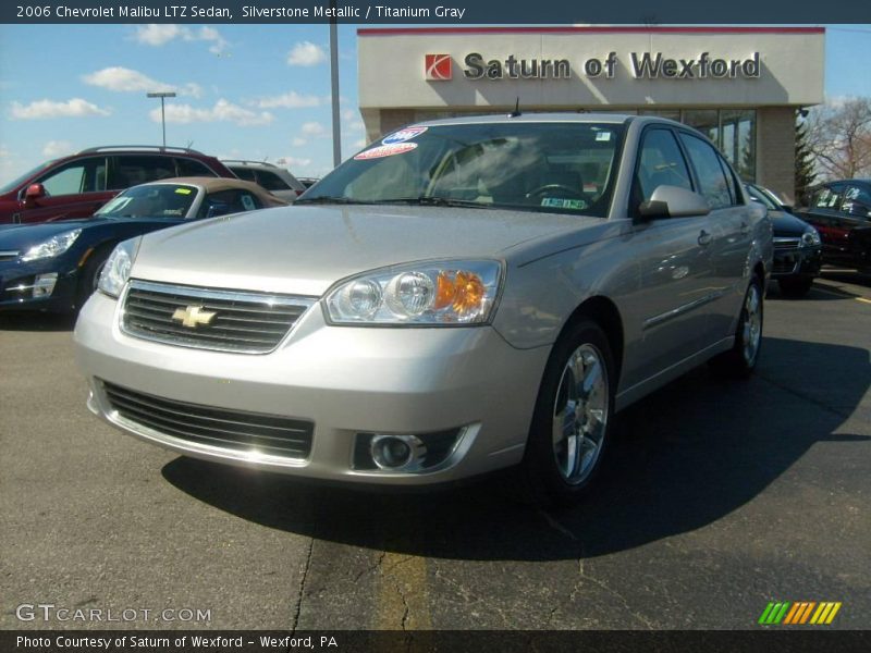Silverstone Metallic / Titanium Gray 2006 Chevrolet Malibu LTZ Sedan
