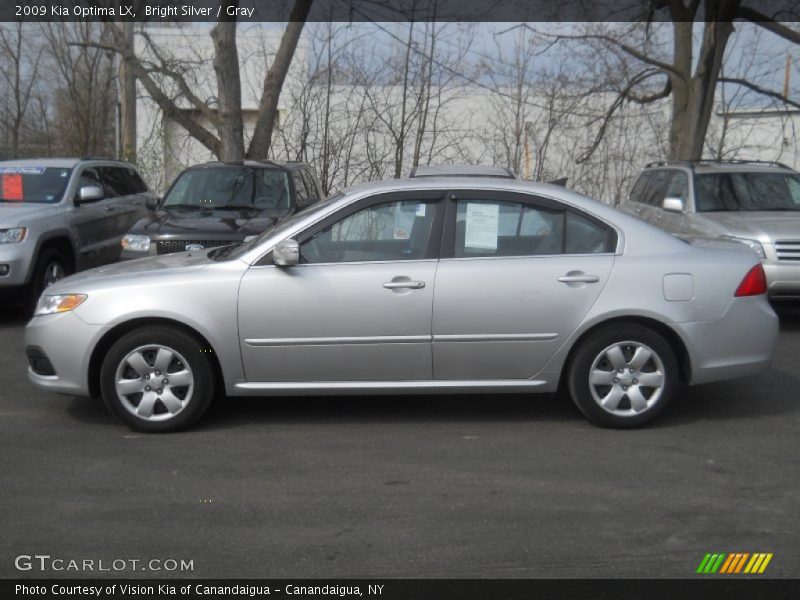 Bright Silver / Gray 2009 Kia Optima LX