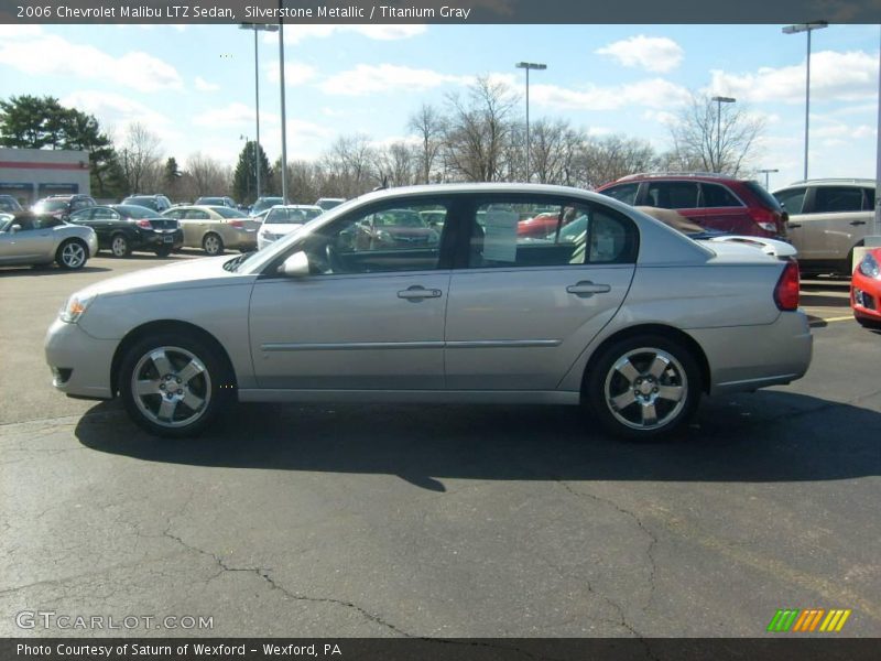 Silverstone Metallic / Titanium Gray 2006 Chevrolet Malibu LTZ Sedan