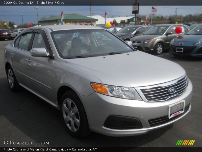 Bright Silver / Gray 2009 Kia Optima LX