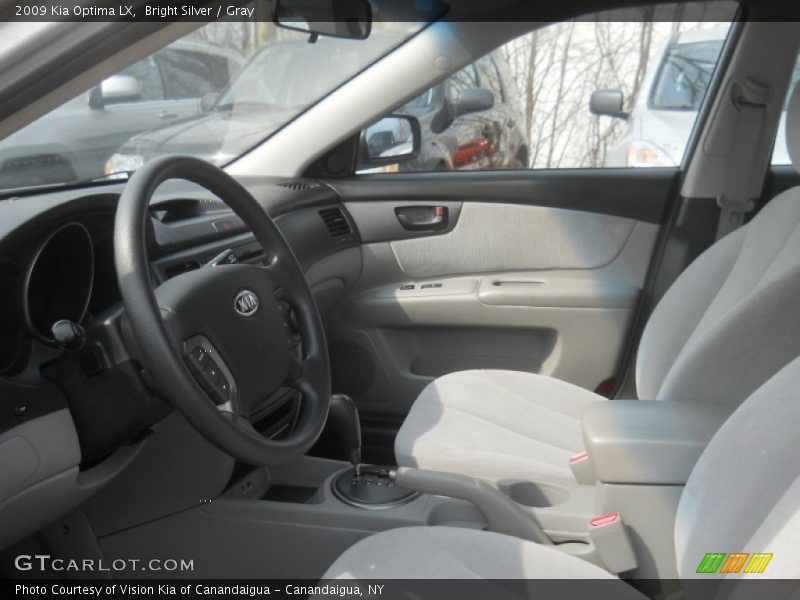 Bright Silver / Gray 2009 Kia Optima LX