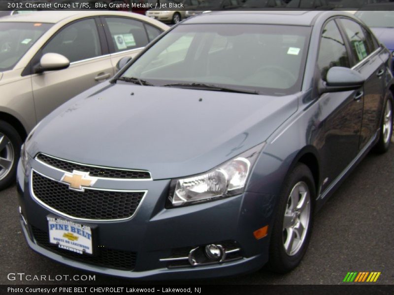 Blue Granite Metallic / Jet Black 2012 Chevrolet Cruze LT/RS