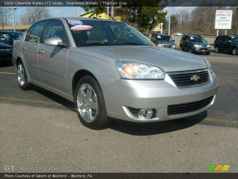 Silverstone Metallic / Titanium Gray 2006 Chevrolet Malibu LTZ Sedan