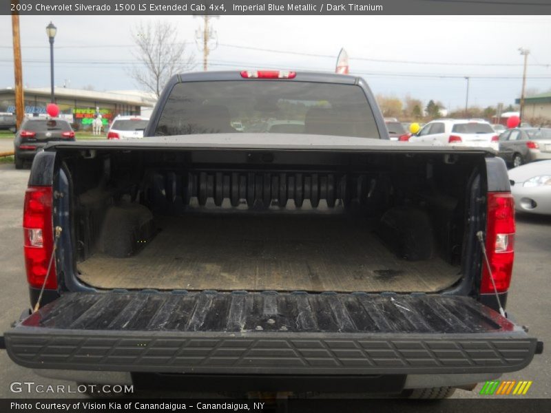 Imperial Blue Metallic / Dark Titanium 2009 Chevrolet Silverado 1500 LS Extended Cab 4x4
