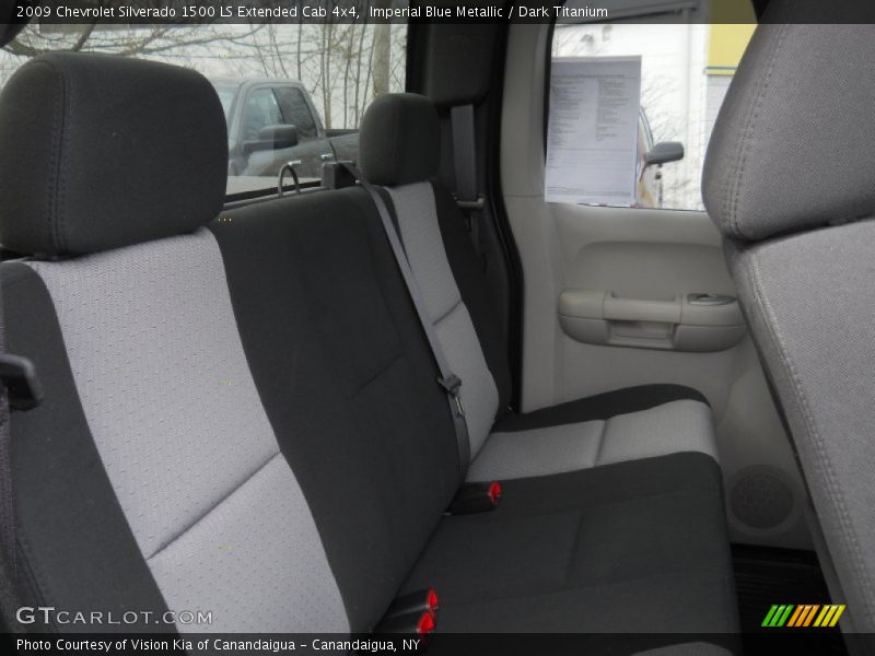 Imperial Blue Metallic / Dark Titanium 2009 Chevrolet Silverado 1500 LS Extended Cab 4x4