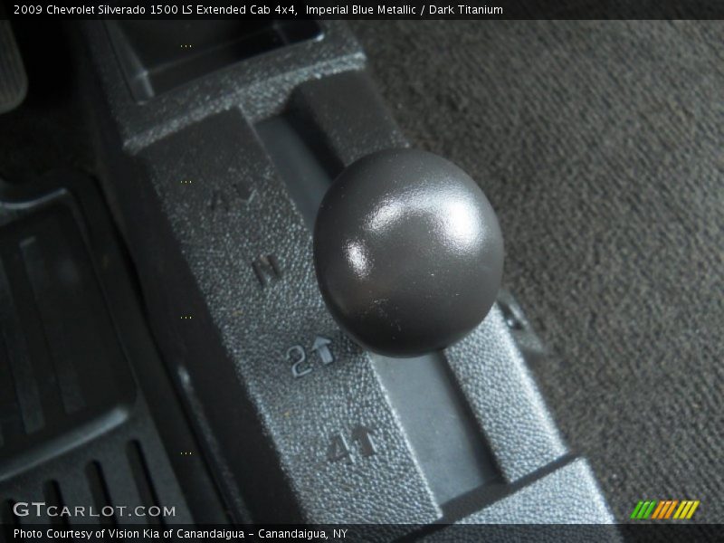 Imperial Blue Metallic / Dark Titanium 2009 Chevrolet Silverado 1500 LS Extended Cab 4x4