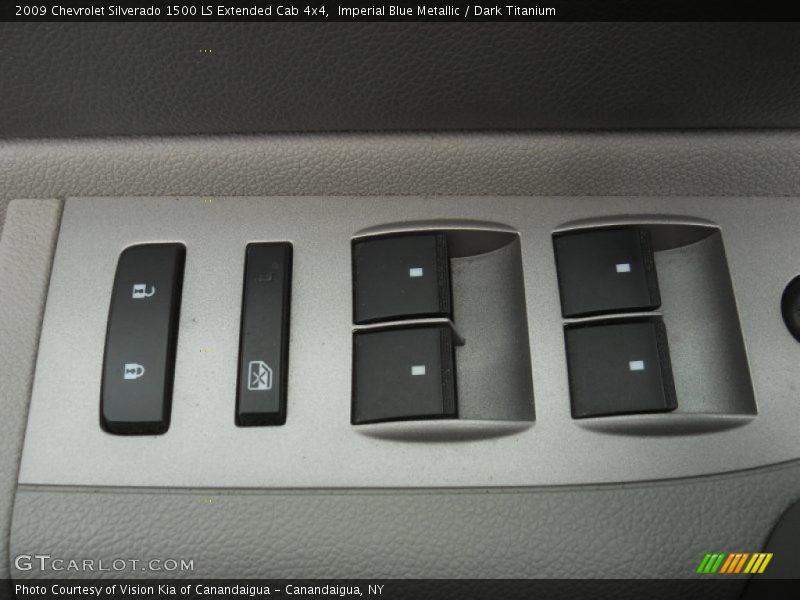 Imperial Blue Metallic / Dark Titanium 2009 Chevrolet Silverado 1500 LS Extended Cab 4x4