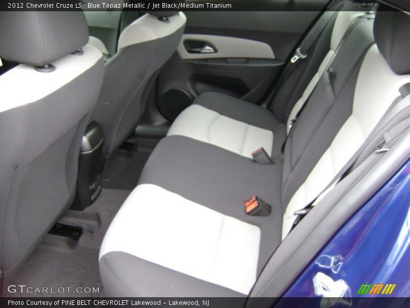 Blue Topaz Metallic / Jet Black/Medium Titanium 2012 Chevrolet Cruze LS