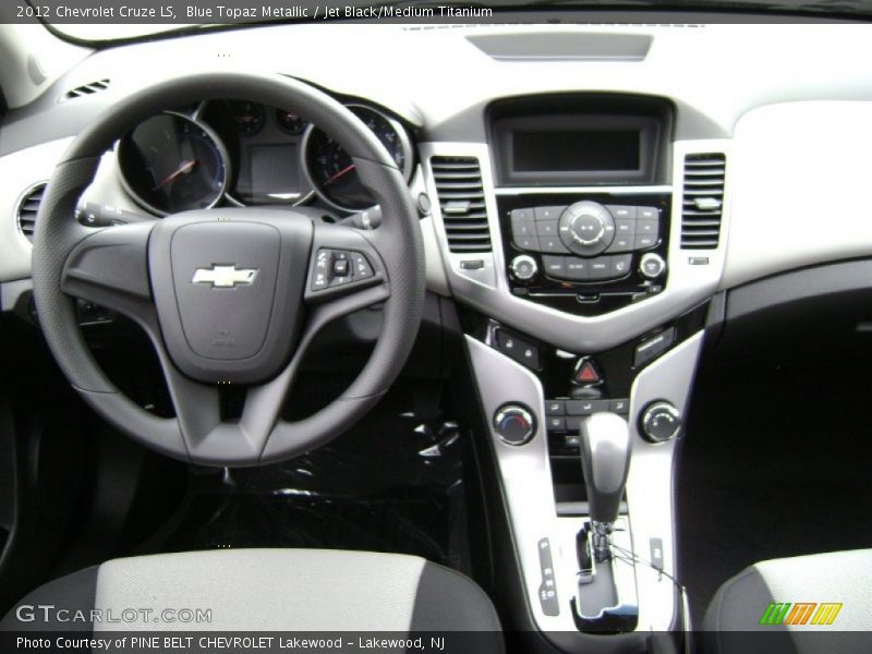 Blue Topaz Metallic / Jet Black/Medium Titanium 2012 Chevrolet Cruze LS
