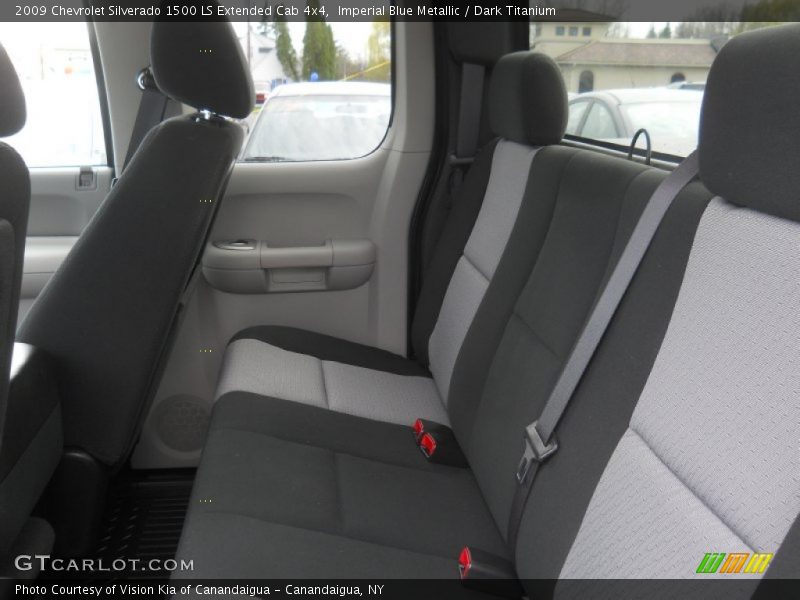 Imperial Blue Metallic / Dark Titanium 2009 Chevrolet Silverado 1500 LS Extended Cab 4x4