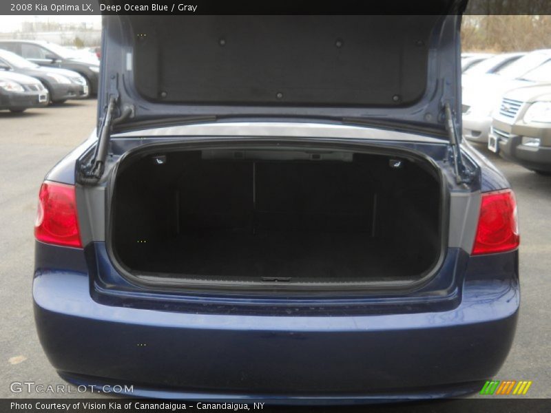 Deep Ocean Blue / Gray 2008 Kia Optima LX