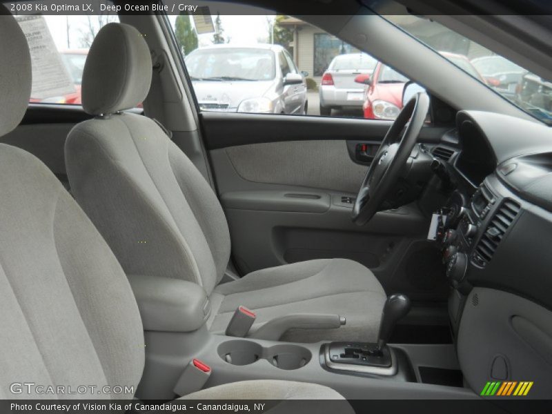 Deep Ocean Blue / Gray 2008 Kia Optima LX