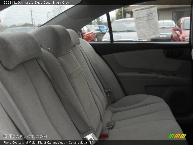 Deep Ocean Blue / Gray 2008 Kia Optima LX