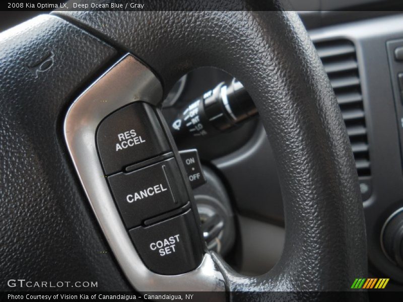 Deep Ocean Blue / Gray 2008 Kia Optima LX